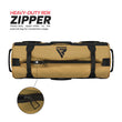 RDX F6 6FT KARA FREE-STANDING PUNCH BAG WITH MITTS SET#color_khaki