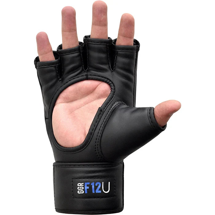 RDX GGR F-12 PLUS MMA Grappling Gloves#color_blue