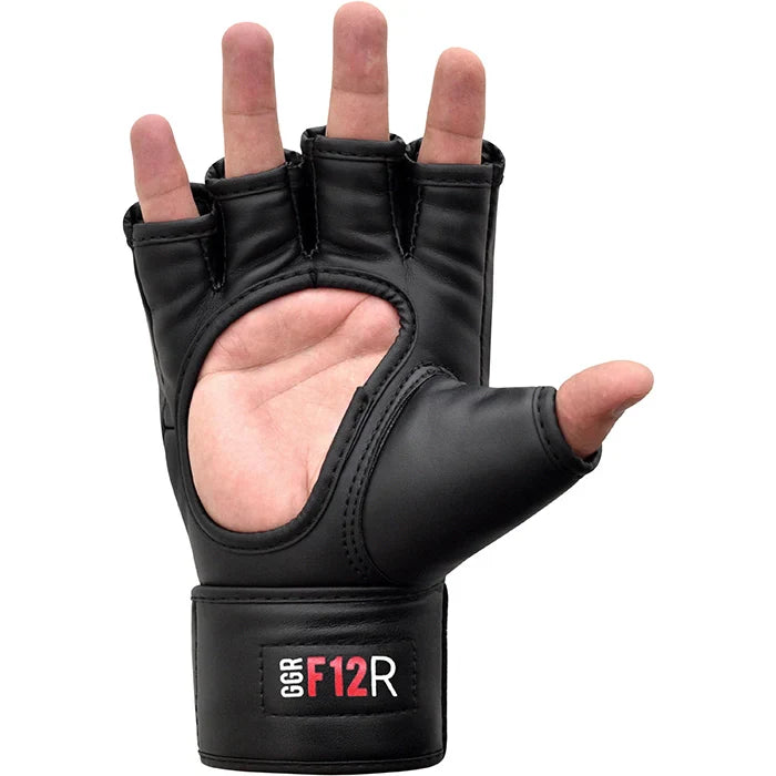 RDX GGR F-12 PLUS MMA Grappling Gloves#color_red