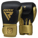 RDX L2 Mark Pro Sparring Boxing Gloves Hook and loop Black / Golden#color_golden