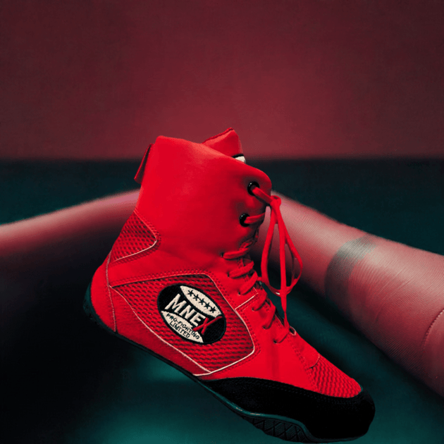 Professional Men's Boxing Boots - Red - Black - Blue- UK 7 to 12 Kickboxing, MMA, Martial Arts.