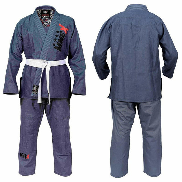 Grey Brazilian Jiu Jitsu Suits for Men's BJJ Gi Kids/Adult BJJ Suit Kimono 450Gsm.