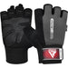 RDX W1 Gym Workout Gloves#color_grey