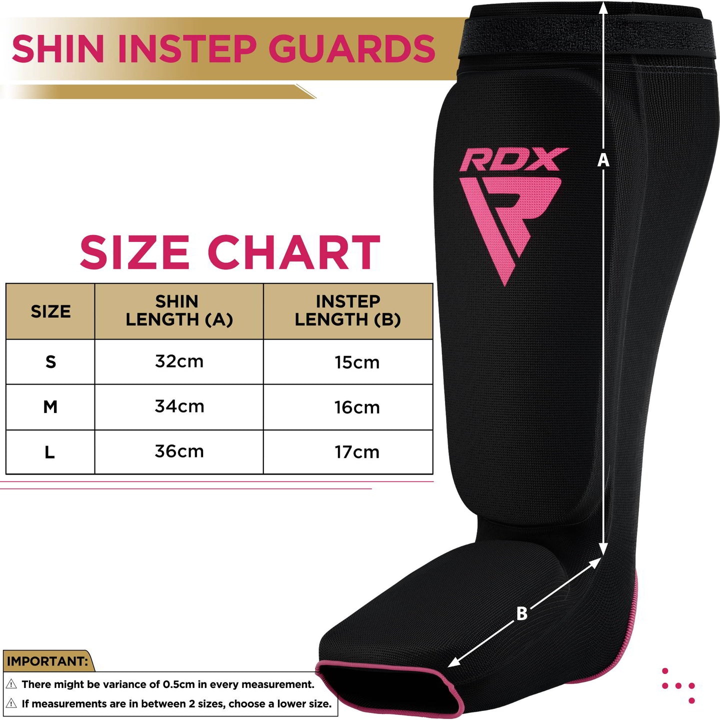 RDX SIB Shin Instep Guard OEKO-TEXÂ® Standard 100 certified#color_pink
