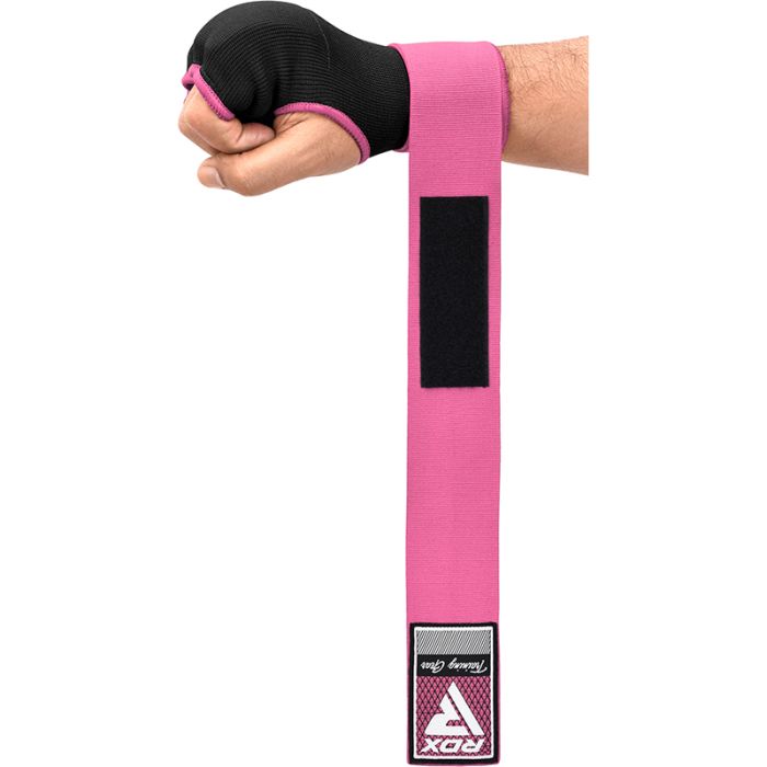 RDX IS Gel Padded Inner Gloves Hook & Loop Wrist Strap for Knuckle Protection OEKO-TEXÂ®Â Standard 100 certified#color_pink