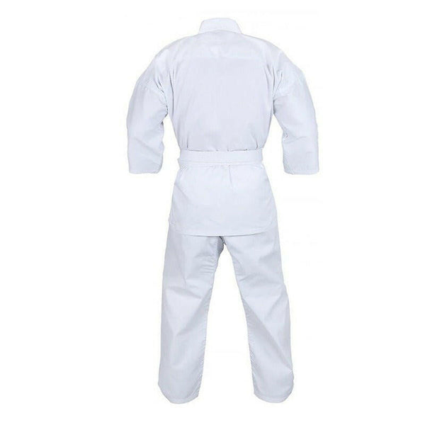 Karate Gi Uniform - 8oz Lightweight Judo Suit for Kids & Adults - Free Belt Included - Perfect for Competition, Training, & Martial Arts Classes.