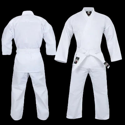 Karate Gi Uniform - 8oz Lightweight Judo Suit for Kids & Adults - Free Belt Included - Perfect for Competition, Training, & Martial Arts Classes.
