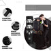 RDX Kt Ronin 4ft 2-In-1 Kids Free Standing Punch Bag Black With Gloves For Training & Workout Set#color_white