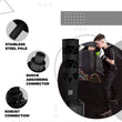 RDX Kt Ronin 4ft 2-In-1 Kids Free Standing Punch Bag Black With Gloves For Training & Workout Set #color_Black