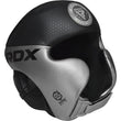 RDX L1 Mark Pro Cheek Boxing Training Head Guard#color_silver