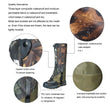LUCKSTONE Unisex Waterproof Gaiters Cycling Legwarmers Leg Cover Camping Hiking Ski Boot (Camouflage + Army Green) - MNEX PRO FIGHTING LIMITED