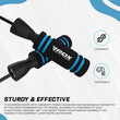 RDX X2 Adjustable 10.3ft Non-Slip Memory Foam Soft Handles Skipping Rope#color_blue