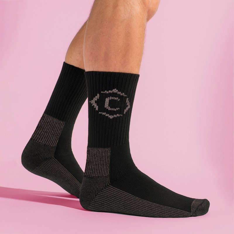 Mens Heavy Duty Durable Cushioned Hiking Socks with Reinforced Heel & Toe - MNEX PRO FIGHTING LIMITED