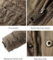 Men's Thickened Fleece Parka Jacket With Removable Hood - Size S, Insulated - MNEX PRO FIGHTING LIMITED