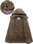 Men's Thickened Fleece Parka Jacket With Removable Hood - Size S, Insulated - MNEX PRO FIGHTING LIMITED