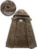 Men's Thickened Fleece Parka Jacket With Removable Hood - Size S, Insulated - MNEX PRO FIGHTING LIMITED