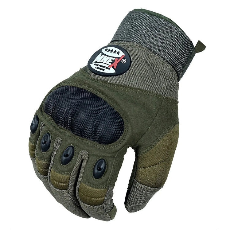 Men's Touchscreen Hiking Gloves - Waterproof Outdoor Sports Gloves Size - S - M - L - XL Green - MNEX PRO FIGHTING LIMITED