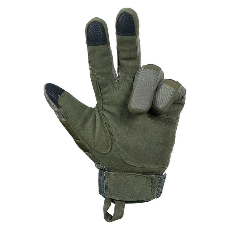 Men's Touchscreen Hiking Gloves - Waterproof Outdoor Sports Gloves Size - S - M - L - XL Green - MNEX PRO FIGHTING LIMITED