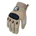 Men's Touchscreen Hiking Gloves - Waterproof Outdoor Sports Gloves Size - S - M - L - XL Tan - MNEX PRO FIGHTING LIMITED