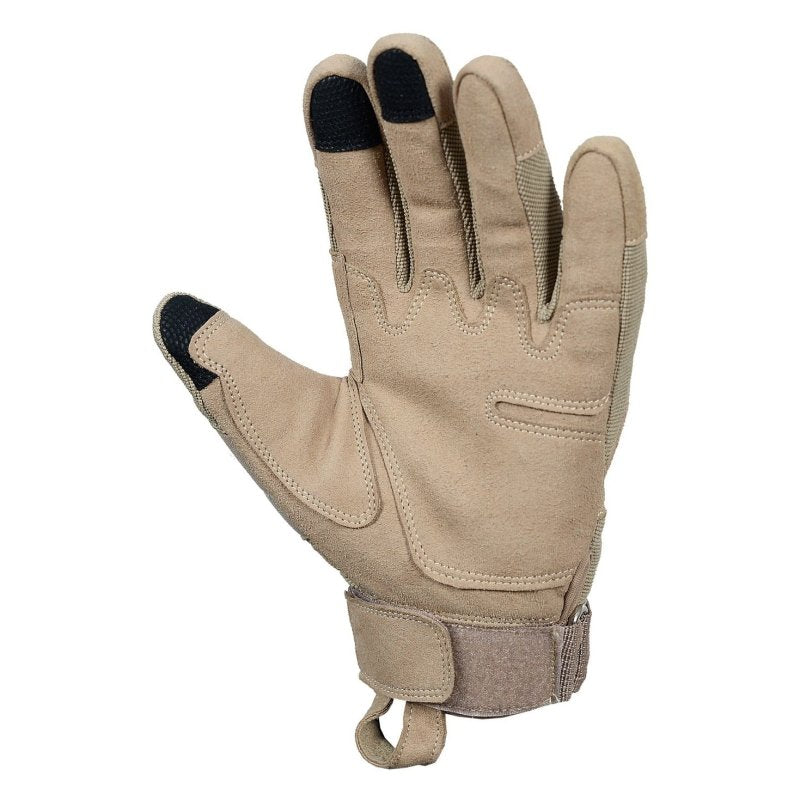 Men's Touchscreen Hiking Gloves - Waterproof Outdoor Sports Gloves Size - S - M - L - XL Tan - MNEX PRO FIGHTING LIMITED
