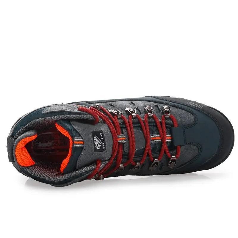 Men's Walking and Hiking Boots with Durable Latex and Leather Construction - MNEX PRO FIGHTING LIMITED