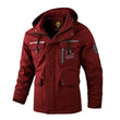 Men's Waterproof Windbreaker Jacket - Hooded Winter Coat with Fleece Lining - MNEX PRO FIGHTING LIMITED