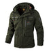 Men's Waterproof Windbreaker Jacket - Hooded Winter Coat with Fleece Lining - MNEX PRO FIGHTING LIMITED