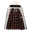 Men's Waterproof Windbreaker Jacket - Hooded Winter Coat with Fleece Lining - MNEX PRO FIGHTING LIMITED