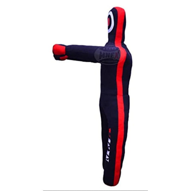 MNEX Pro Fighting Wrestling Dummy Grappling Dummies - 5ft/60 inches 6ft/72 inches Jujitsu BJJ Dummy MMA Dummies Judo Karate Fighting Dummy Un-Filled - Black 6ft / 72".