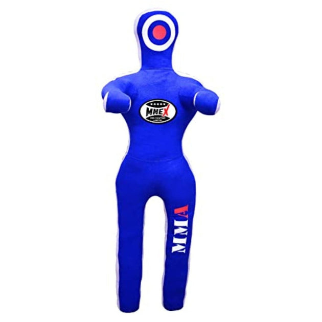MNEX Pro Fighting Wrestling Dummy Grappling Dummies - 5ft/60 inches 6ft/72 inches Jujitsu BJJ Dummy MMA Dummies Judo Karate Fighting Dummy Un-Filled - Black 6ft / 72".