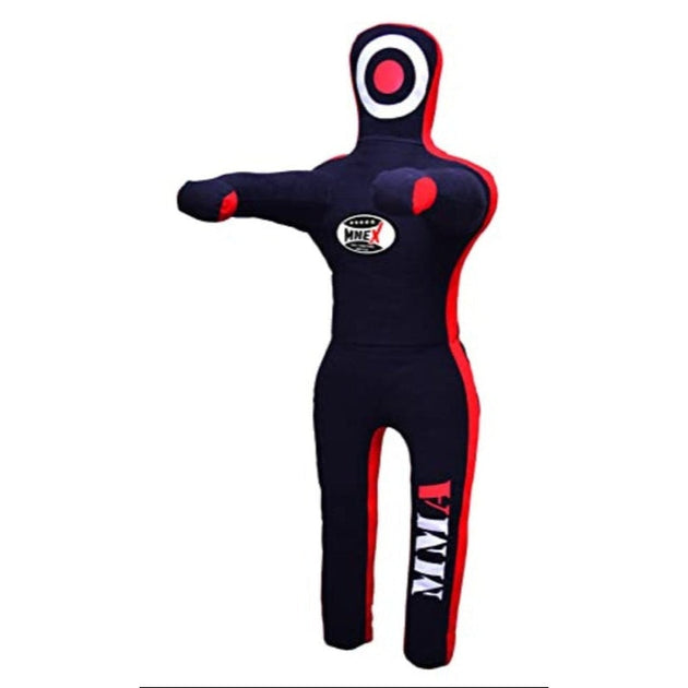 MNEX Pro Fighting Wrestling Dummy Grappling Dummies - 5ft/60 inches 6ft/72 inches Jujitsu BJJ Dummy MMA Dummies Judo Karate Fighting Dummy Un-Filled - Black 6ft / 72".