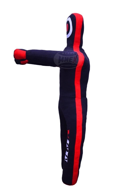 MNEX Pro Standing Wrestling Dummy - 6ft Unfilled MMA Training (Black) - MNEX PRO FIGHTING LIMITED