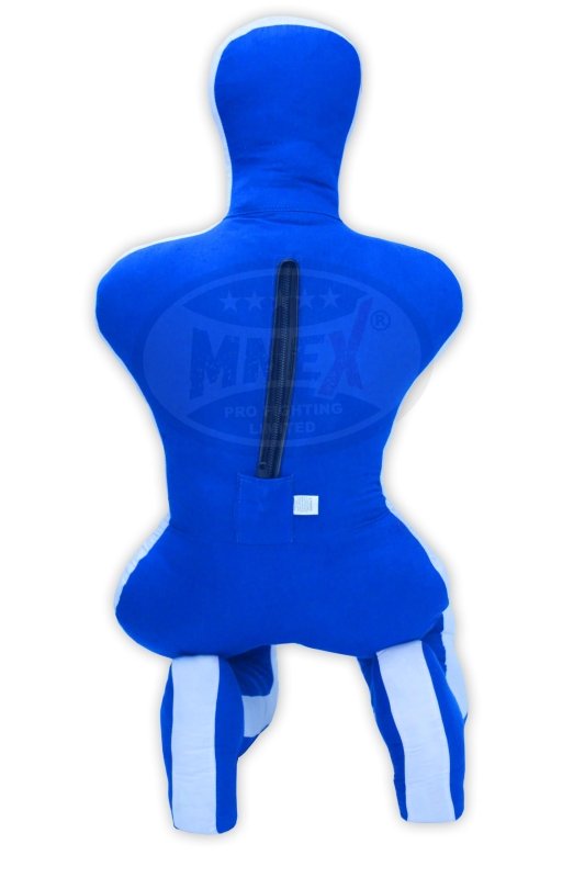 MNEX Pro Wrestling Dummy - Unfilled BJJ Training for All Ages (Black/Blue) - MNEX PRO FIGHTING LIMITED