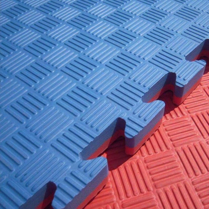 Muay Thai Training Mats - 2 Thickness Options (20mm & 40mm) - Dual Colour Choices: Reversible Blue/Red or Grey/Black - MNEX PRO FIGHTING LIMITED