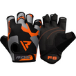 RDX F6 Fitness Gym Gloves#color_orange