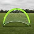 Pop-up soccer training goal - neon green (M) 120x80x80 cm - MNEX PRO FIGHTING LIMITED