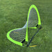 Pop-up soccer training goal - neon green (M) 120x80x80 cm - MNEX PRO FIGHTING LIMITED