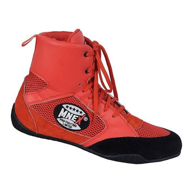 Professional Men's Boxing Boots - Red, Black, Blue - UK 7 to 12 - MNEX PRO FIGHTING LIMITED