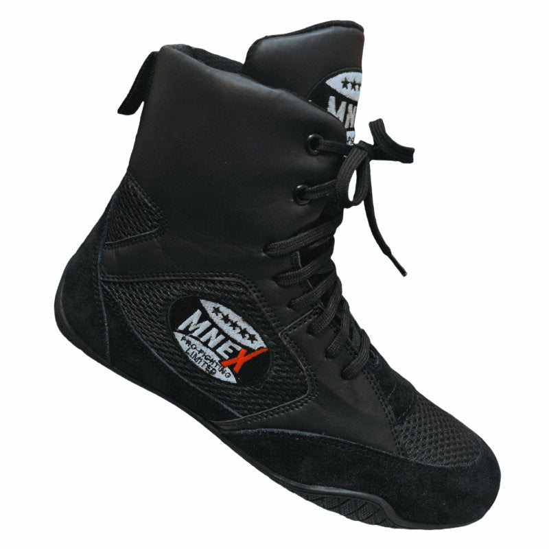 Professional Men's Boxing Boots - Red, Black, Blue - UK 7 to 12 - MNEX PRO FIGHTING LIMITED
