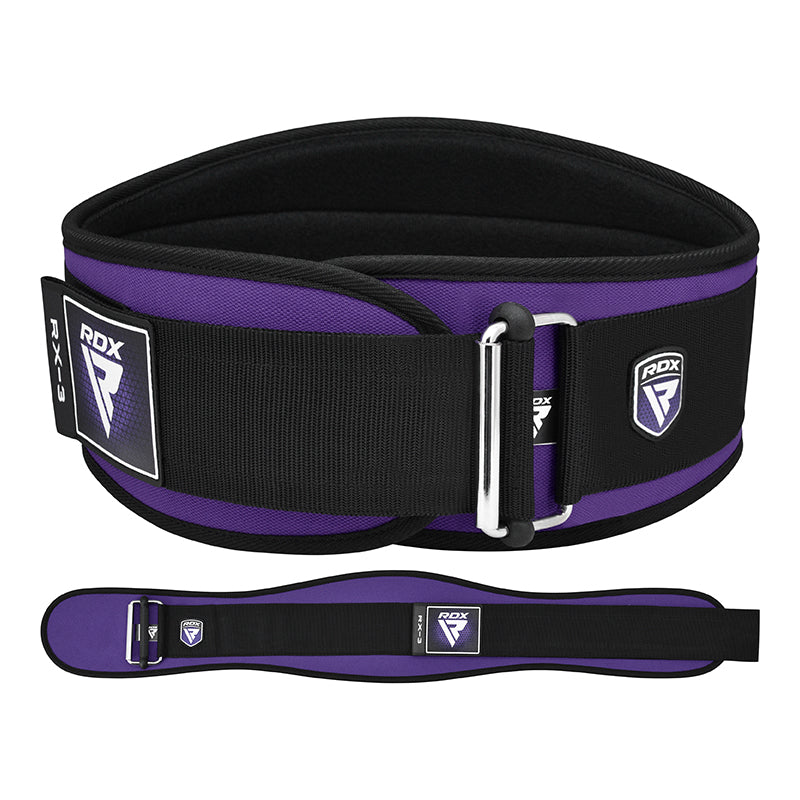 RDX X3 6 INCH Weightlifting Neoprene Gym Belt for Women#color_purple