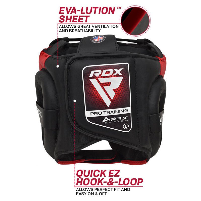 RDX APEX Boxing Head Gear With Cheek Protector - MNEX PRO FIGHTING LIMITED