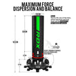 RDX F6 6ft Kara Green & Black Free-Standing Punch Bag With Mitts Set - MNEX PRO FIGHTING LIMITED