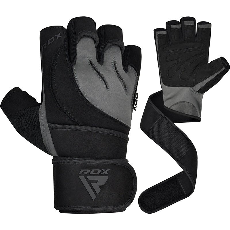 RDX L4 Open Finger Weightlifting Gym Gloves - MNEX PRO FIGHTING LIMITED