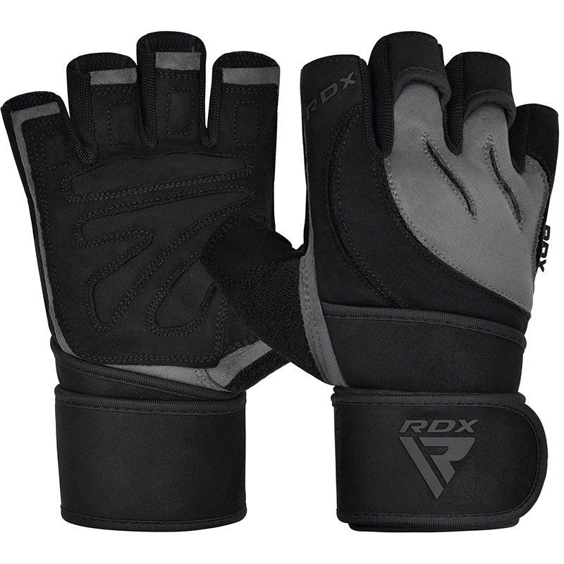 RDX L4 Open Finger Weightlifting Gym Gloves - MNEX PRO FIGHTING LIMITED