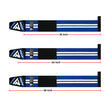 RDX W4 Wrist Support Wraps for Weight Lifting#color_blue