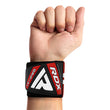 RDX W4 Wrist Support Wraps for Weight Lifting#color_red