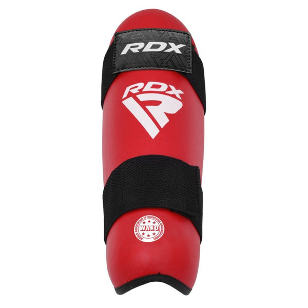 RDX WAKO SHIN GUARD T2 Red - MNEX PRO FIGHTING LIMITED