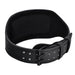 RDX 6R 6 Inch Leather Black Gym Belt#color_black