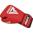 RDX APEX Sparring/Training Boxing Gloves Hook & Loop #color_red