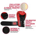 RDX APEX Sparring/Training Boxing Gloves Hook & Loop #color_red